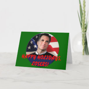 Happy Holidays, Losers - Card