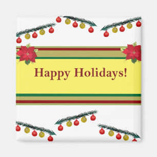 Happy Holidays Magnet