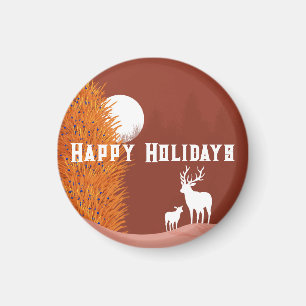 Happy Holidays - Magnet