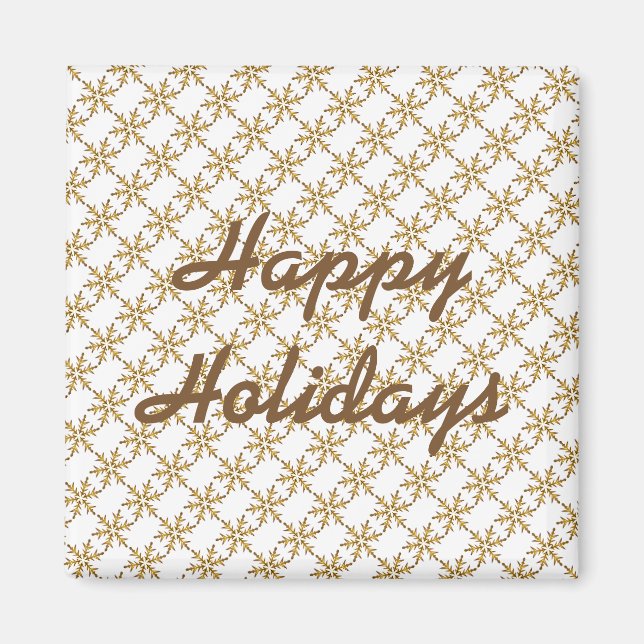 Happy Holidays Magnet (Front)