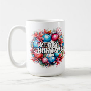 Happy Holidays Merry Christmas Coffee Mug