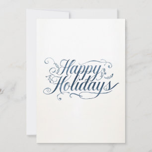 Happy Holidays Merry Christmas Family New Year Card