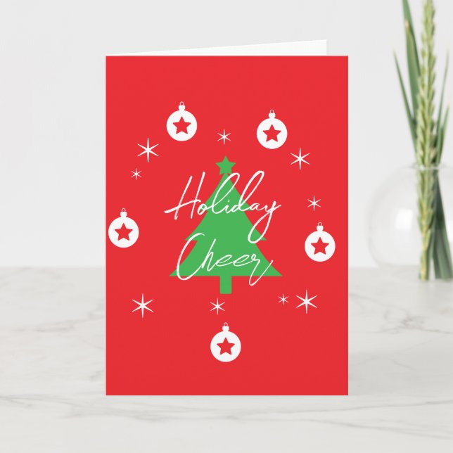 Happy Holidays Merry Christmas New Year Card (Front)
