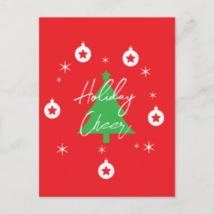 Happy Holidays Merry Christmas New Year Holiday Postcard