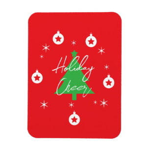 Happy Holidays Merry Christmas New Year Magnet