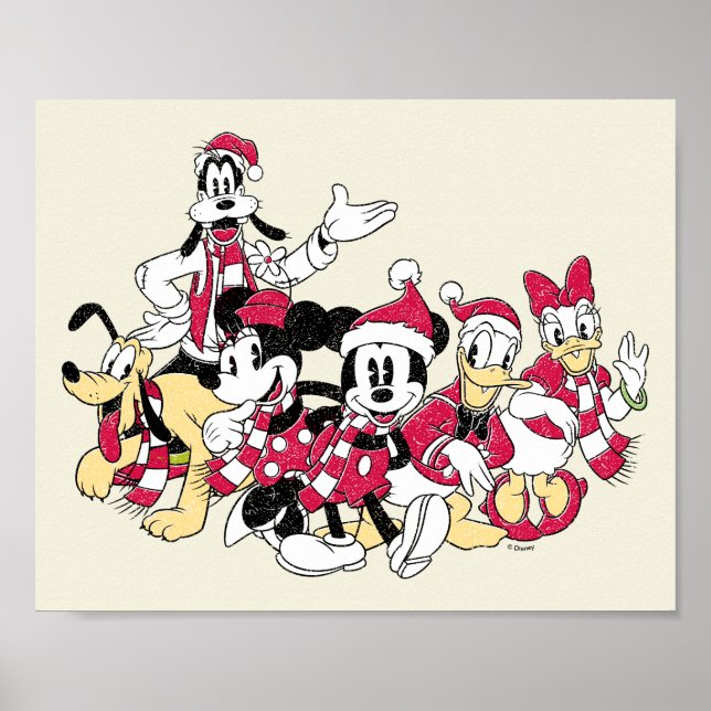 Happy Holidays | Mickey & Friends Christmas Cheer Poster (Front)