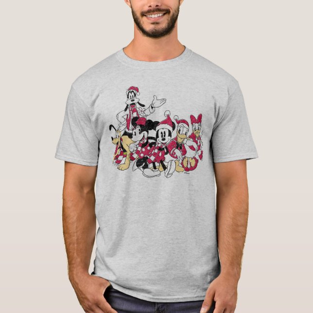 Happy Holidays | Mickey & Friends Christmas Cheer T-Shirt (Front)