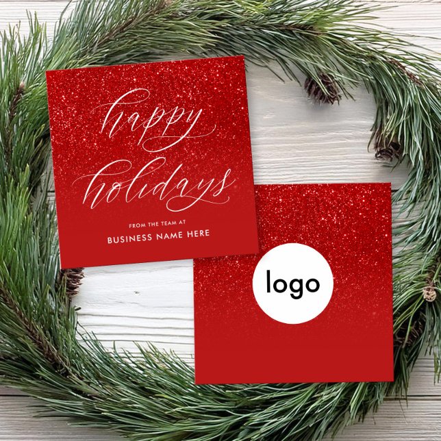 Happy Holidays Mini Business Holiday Card (Creator Uploaded)