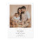 Happy Holidays Minimalist Gold Bow Christmas Photo