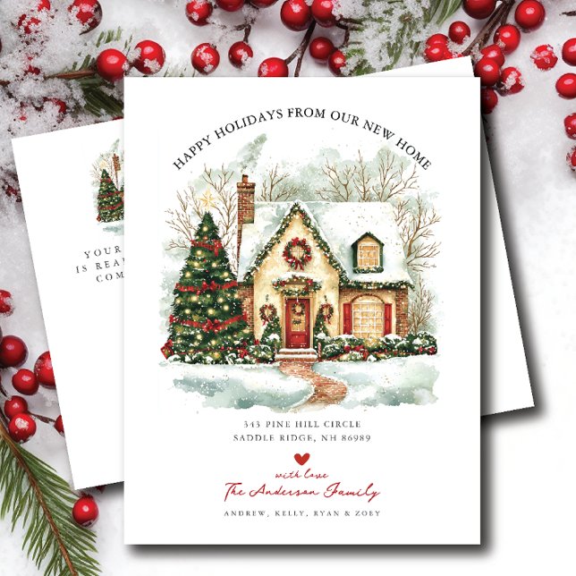 Happy Holidays Moving Announcement  (Creator Uploaded)