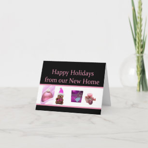 Happy Holidays - New Address Christmas Card