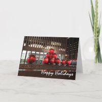 Happy Holidays New York City NYC Christmas Photo
