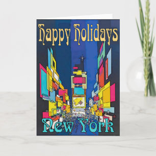 Happy Holidays  New York Holiday Card