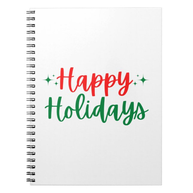 Happy Holidays Notebook (Front)
