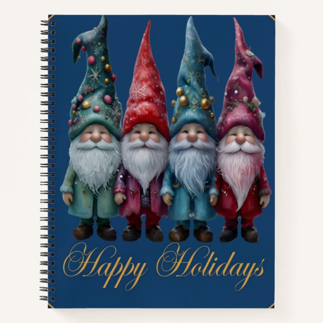 Happy Holidays  Notebook (Front)