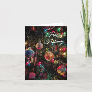 Happy Holidays Ornaments Holiday Card