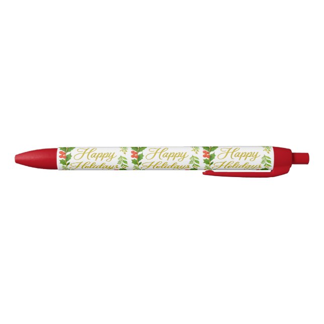 'Happy Holidays' Pen (Bottom)