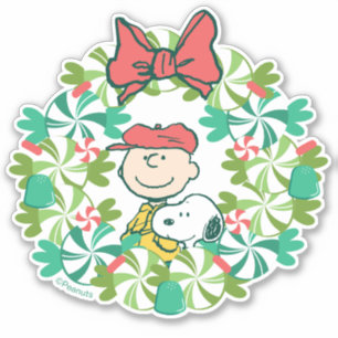 Happy Holidays   Peppermint Candy Wreath