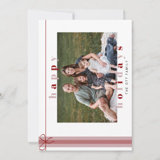 Happy Holidays Photo Card