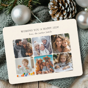 Happy Holidays Photo Collage Christmas Holiday Card
