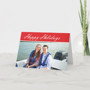 Happy Holidays- Photo Frame Card