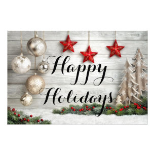 Happy Holidays Photo Print