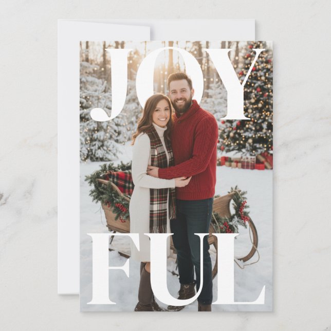 Happy Holidays PhotoPop Card (Front)