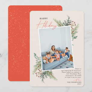 Happy Holidays Pine Tan Moving Announcement
