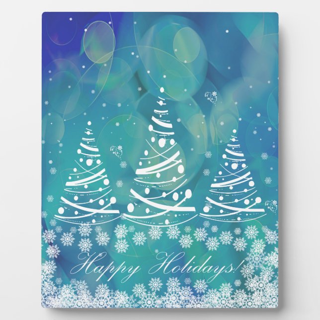 Happy Holidays Plaque (Front)