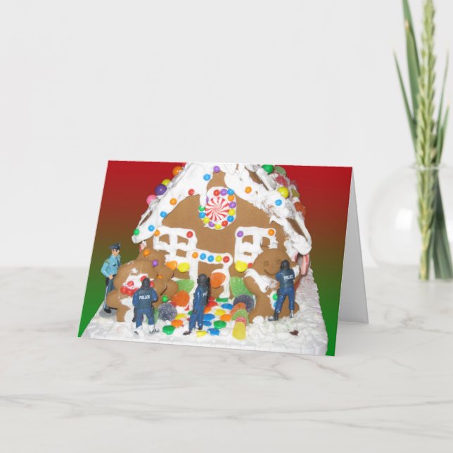 Happy Holidays Police Card (Front)