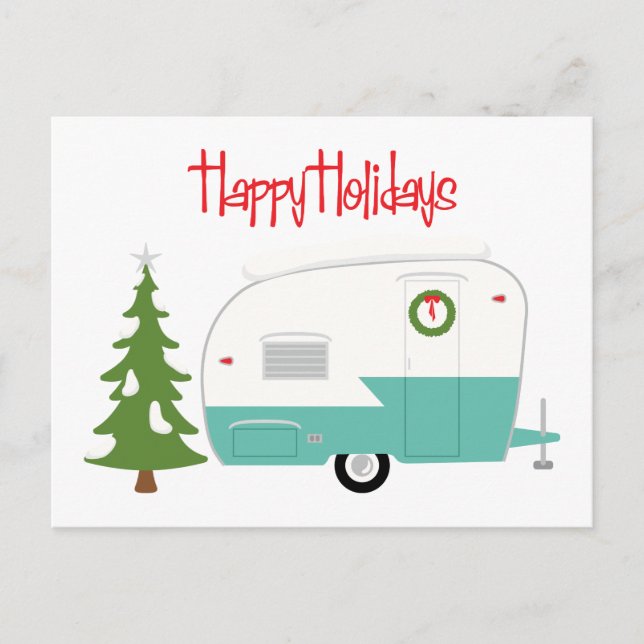Happy Holidays Postcard (Front)