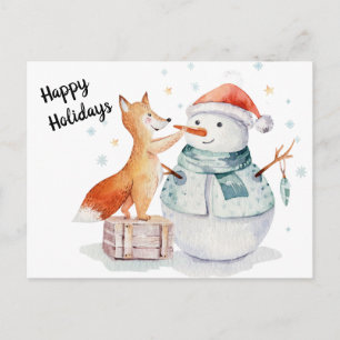Happy Holidays Postcard