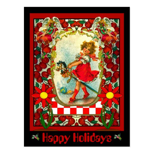 Happy Holidays Postcard