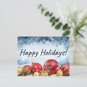 Happy Holidays Postcard