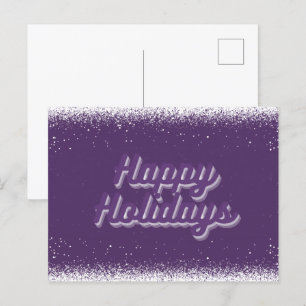 Happy Holidays Postcard
