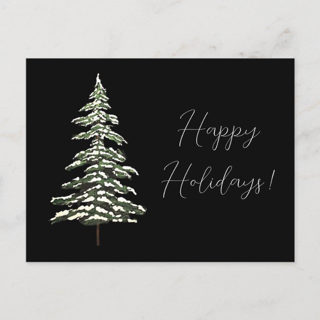 Happy holidays postcard  (Front)