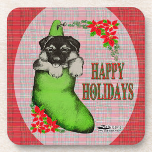 Happy Holidays Puppy Coaster