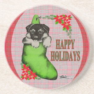 Happy Holidays Puppy Coaster