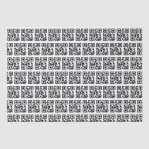 Happy Holidays QR Codes   Tissue Paper