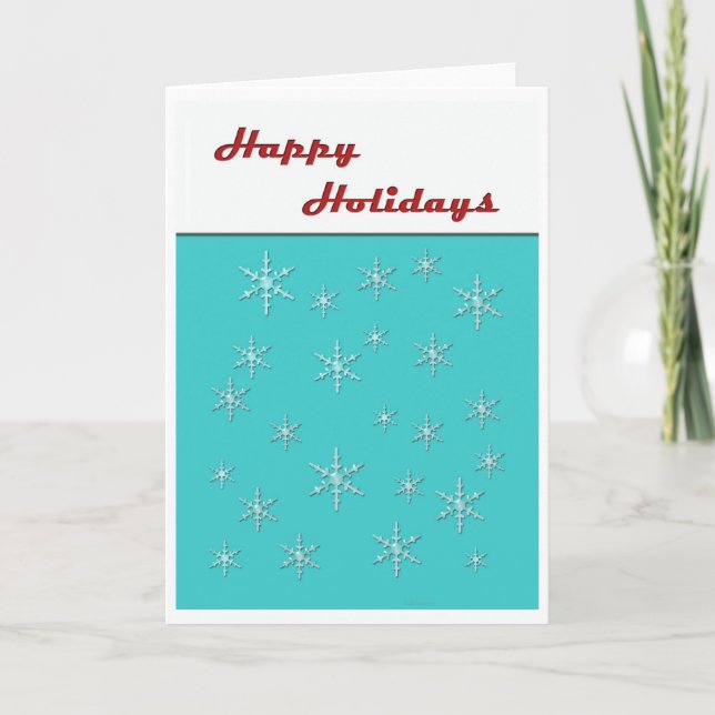 happy holidays retro holiday card (Front)