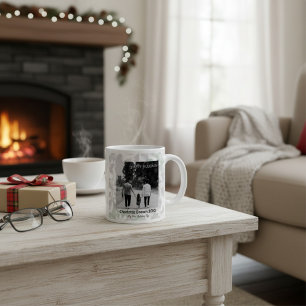 Happy holidays retro seasons greetings coffee mug