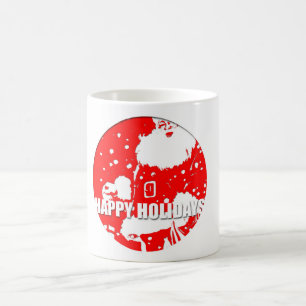 Happy Holidays - Santa Claus - Coffee Mug