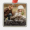 Happy Holidays Snow Photo Ornament