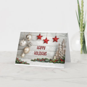 HAPPY "HOLIDAYS" SPECIAL MESSAGE FOR YOU CARD