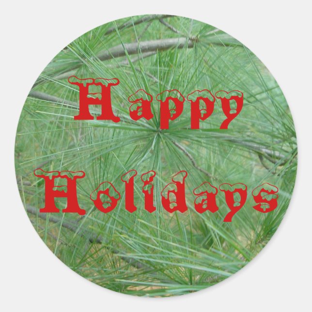 Happy Holidays Stickers (Front)