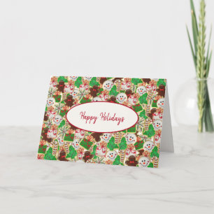 Happy Holidays Sugar Cookies Card