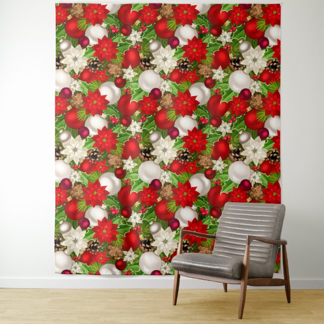 Happy Holidays Tapestry (In Situ)