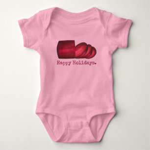 Happy Holidays Thanksgiving Cranberry Sauce Foodie Baby Bodysuit