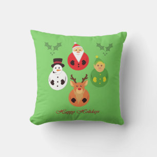 Happy Holidays! Throw Pillow