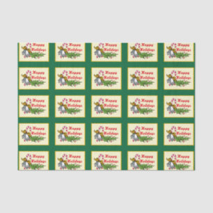 Happy Holidays Tissue Paper